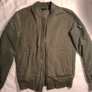 Divided bomber jacket